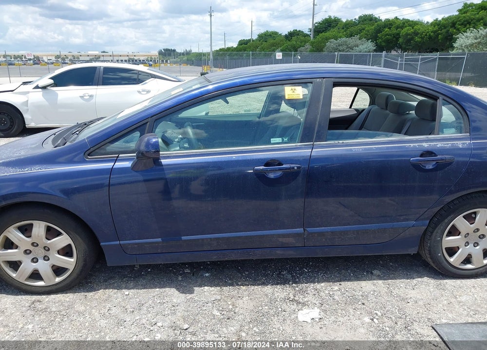 2009 HONDA CIVIC LX VIN: 2HGFA165X9H547092
