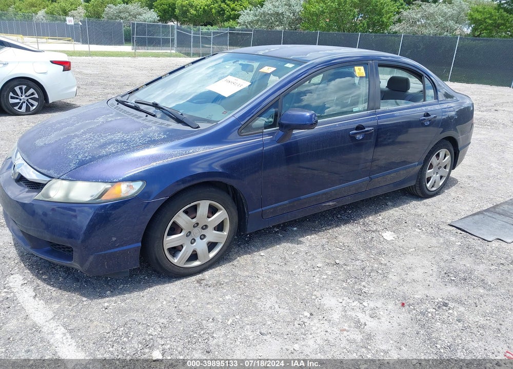 2009 HONDA CIVIC LX VIN: 2HGFA165X9H547092