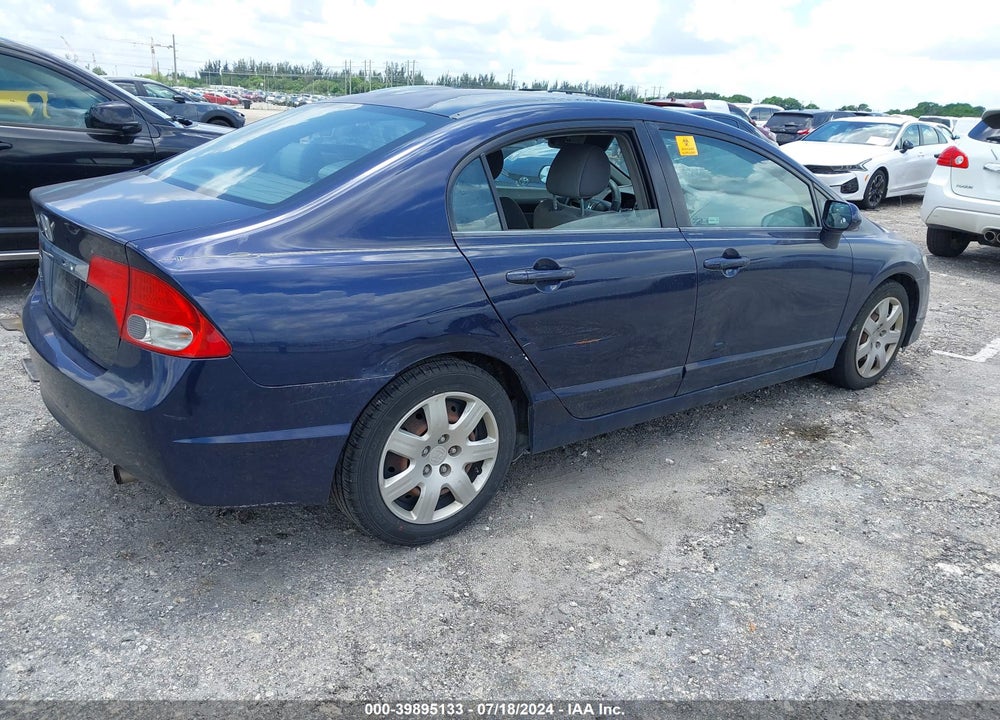 2009 HONDA CIVIC LX VIN: 2HGFA165X9H547092