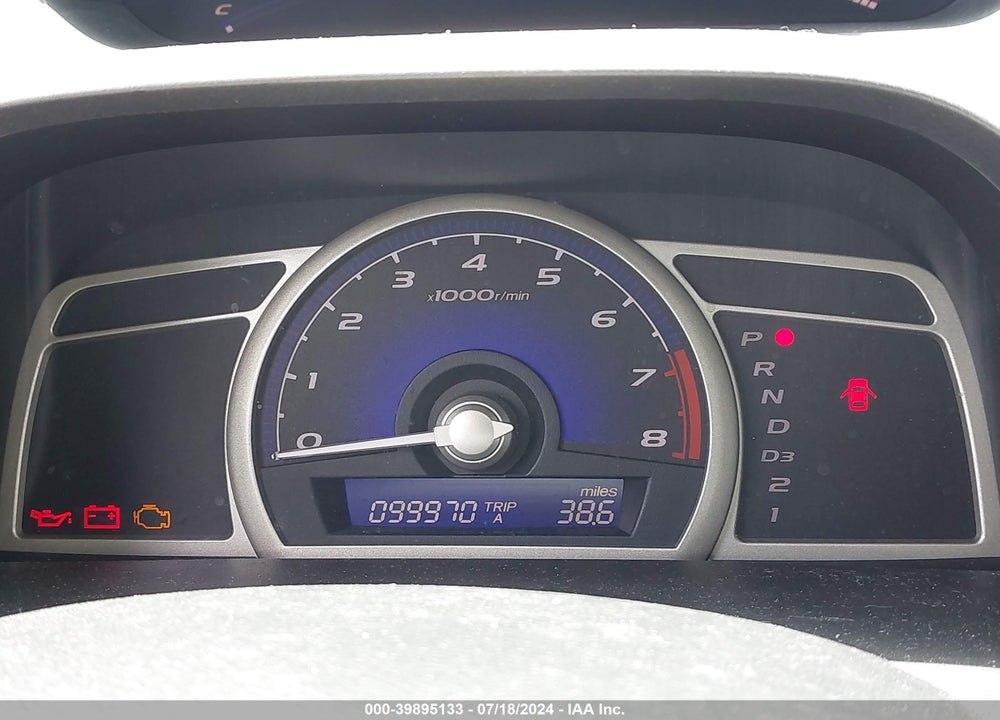 2009 HONDA CIVIC LX VIN: 2HGFA165X9H547092