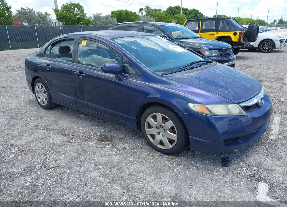 2009 HONDA CIVIC LX VIN: 2HGFA165X9H547092
