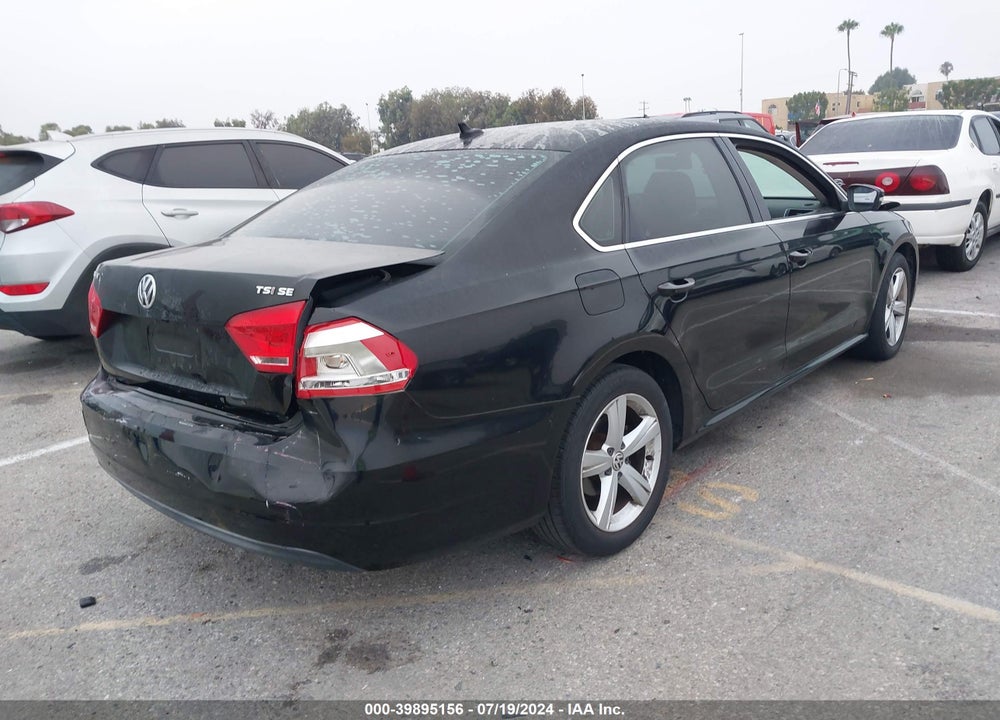 2014 VOLKSWAGEN PASSAT 1.8T SE VIN: 1VWBT7A32EC097965