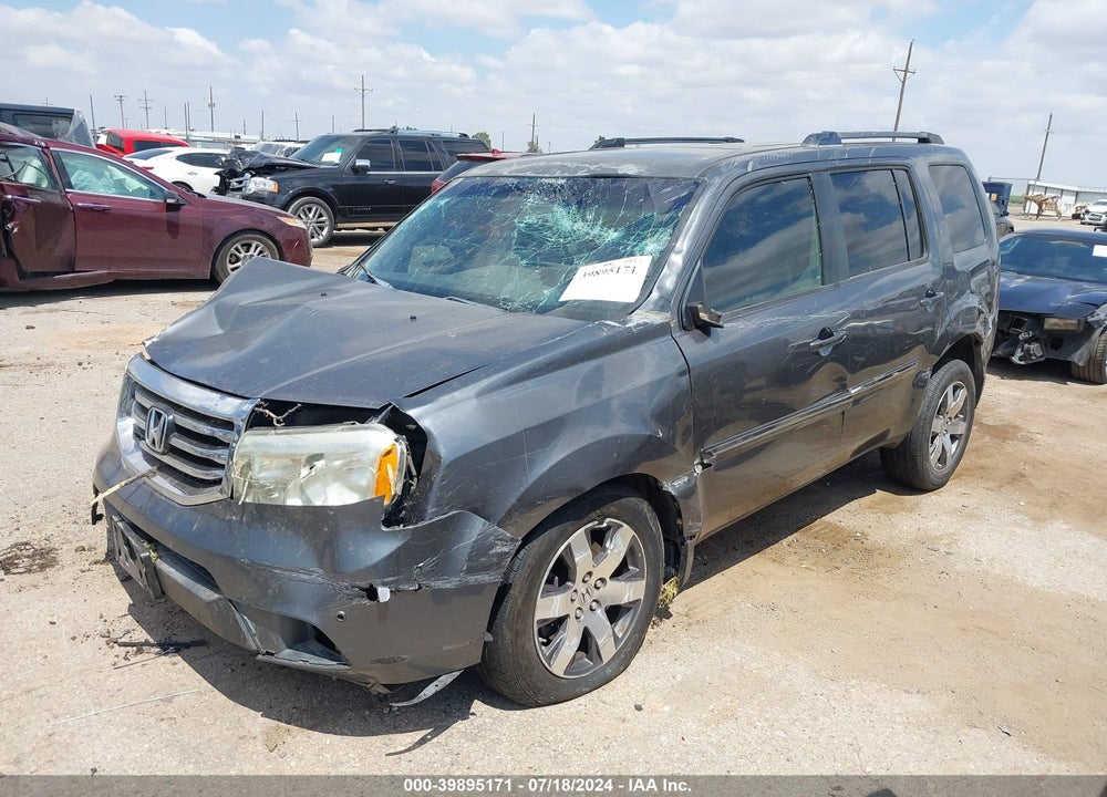 2012 HONDA PILOT TOURING VIN: 5FNYF4H9XCB084250