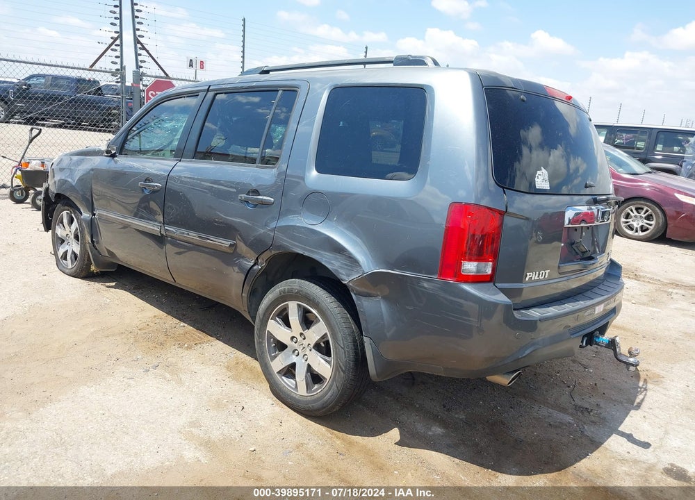 2012 HONDA PILOT TOURING VIN: 5FNYF4H9XCB084250