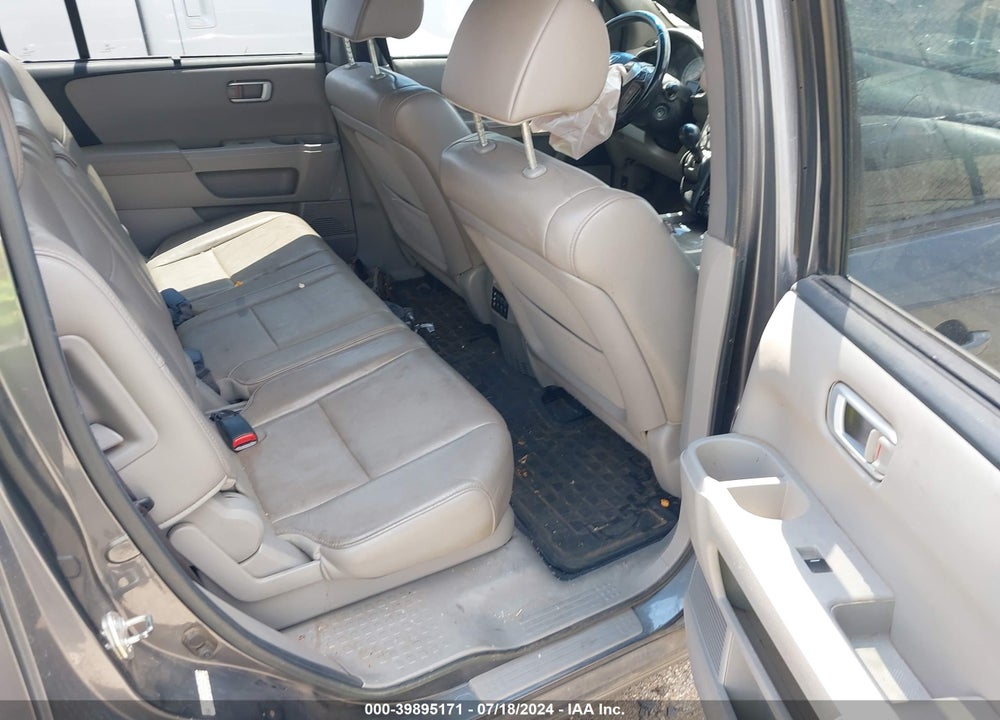 2012 HONDA PILOT TOURING VIN: 5FNYF4H9XCB084250