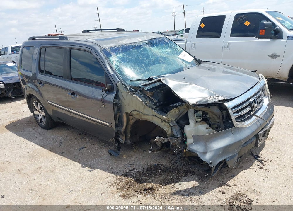 2012 HONDA PILOT TOURING VIN: 5FNYF4H9XCB084250