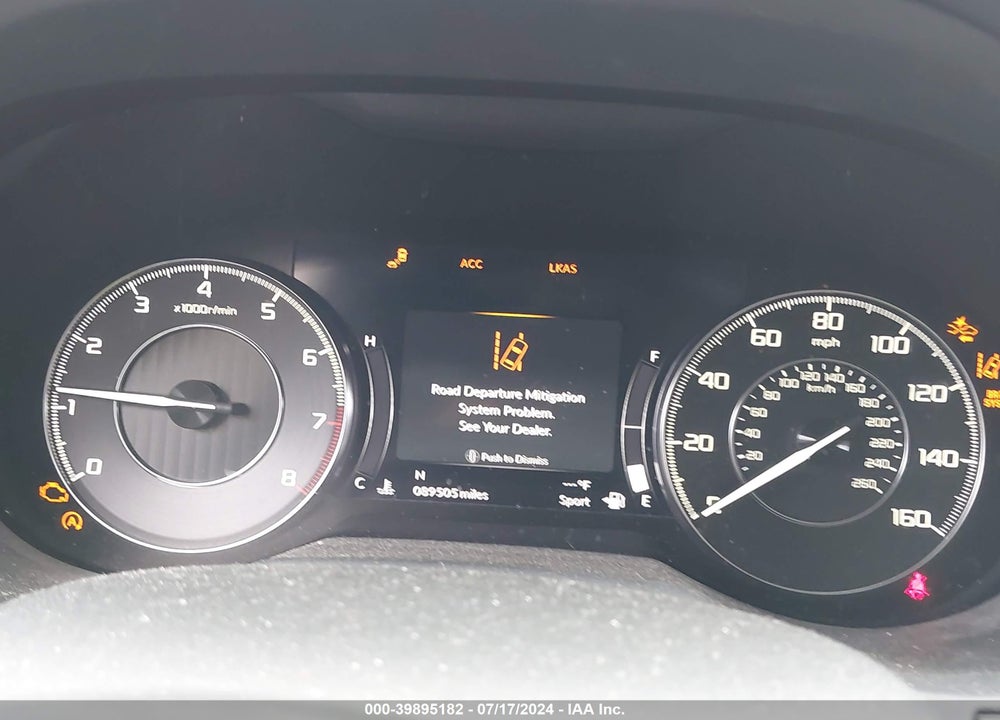 2020 ACURA RDX ADVANCE PACKAGE VIN: 5J8TC2H79LL009155