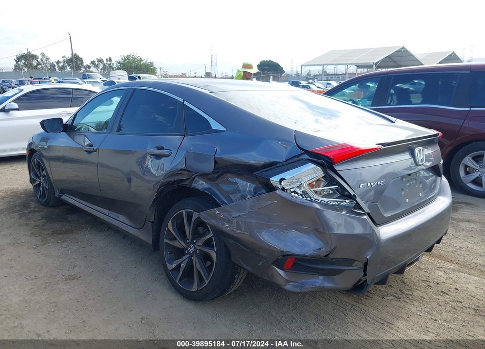 2021 HONDA CIVIC SPORT VIN: 2HGFC2F82MH521038