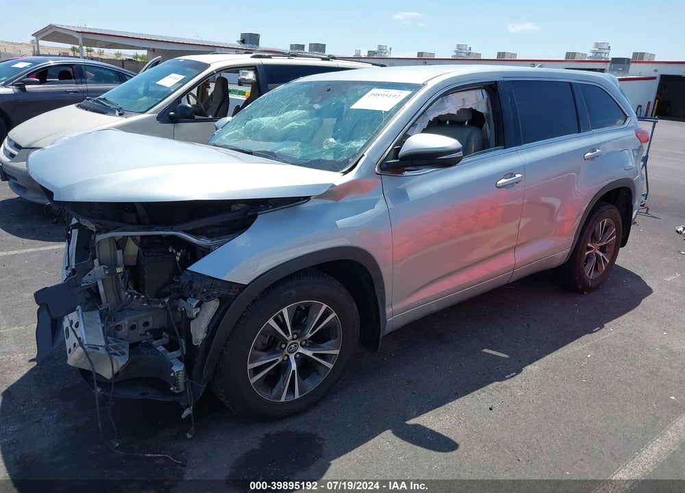 2017 TOYOTA HIGHLANDER LE PLUS VIN: 5TDBZRFH0HS406045
