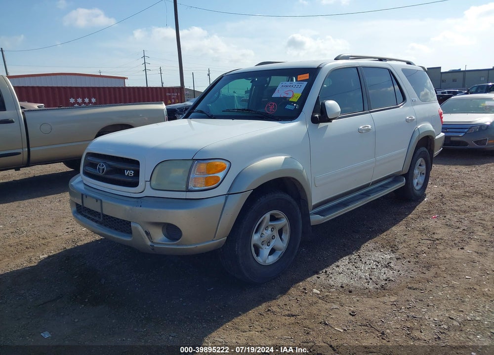 2002 TOYOTA SEQUOIA SR5 V8 VIN: 5TDZT34A42S124646