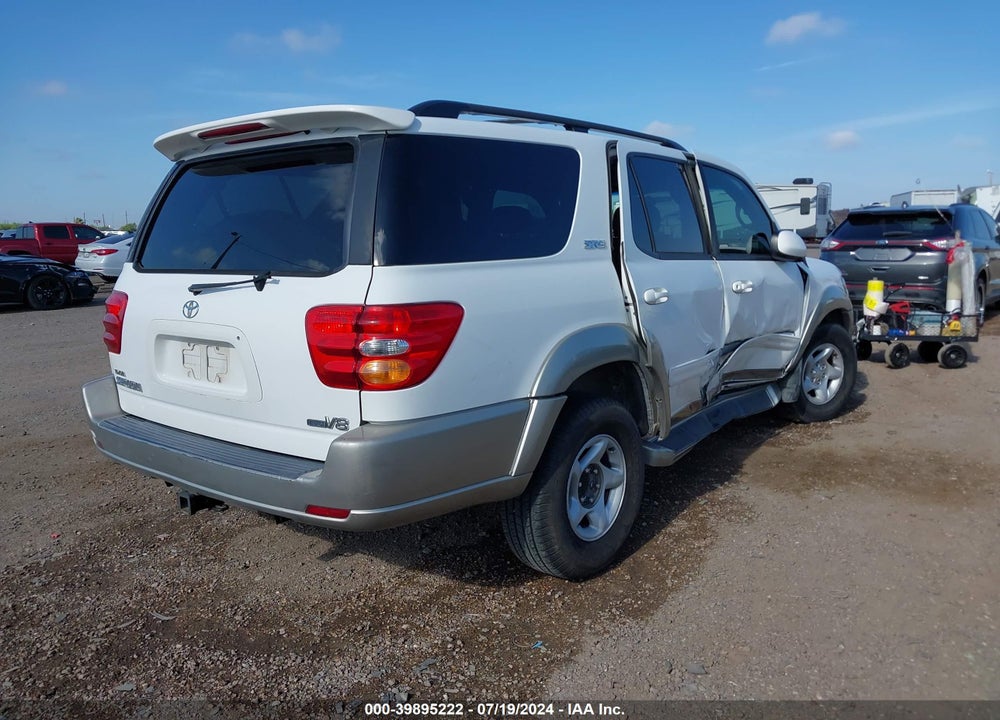 2002 TOYOTA SEQUOIA SR5 V8 VIN: 5TDZT34A42S124646