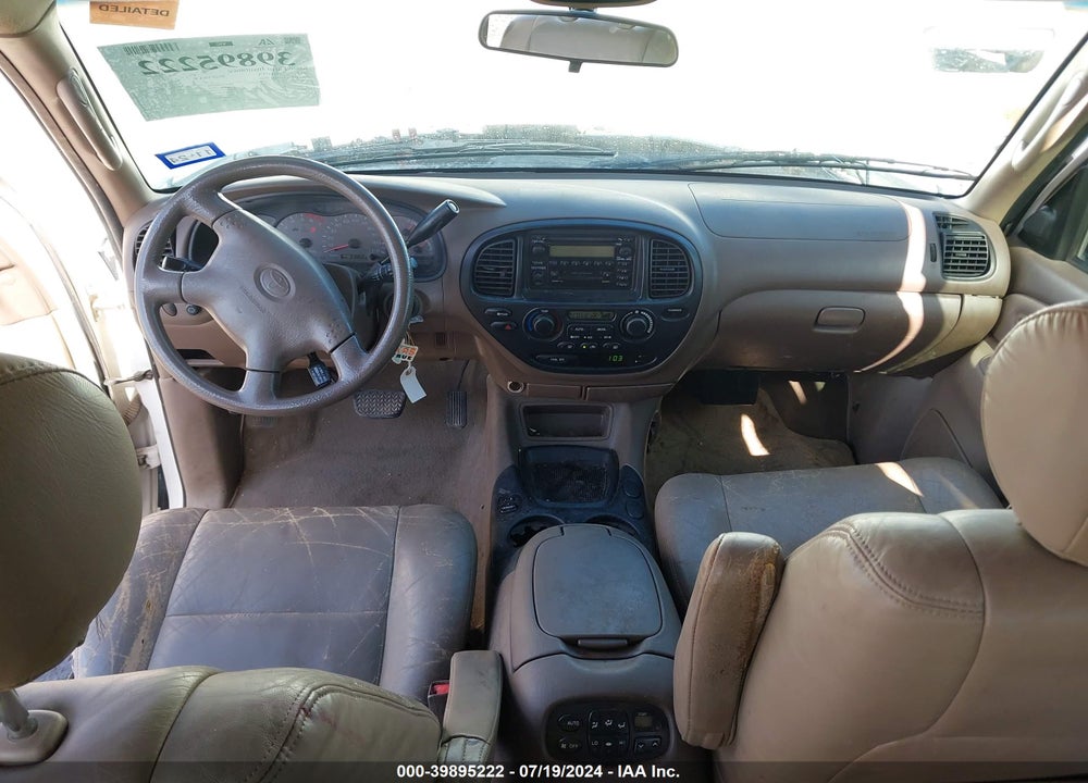 2002 TOYOTA SEQUOIA SR5 V8 VIN: 5TDZT34A42S124646