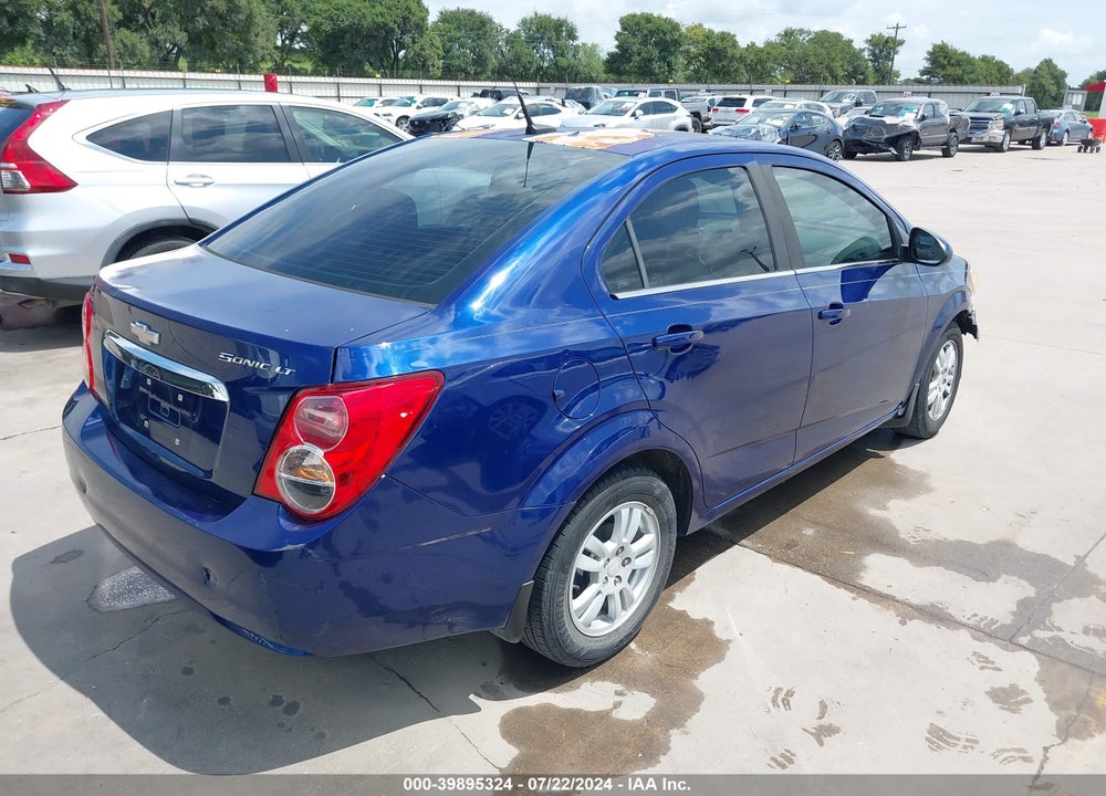 2013 CHEVROLET SONIC LT AUTO VIN: 1G1JC5SH3D4235947