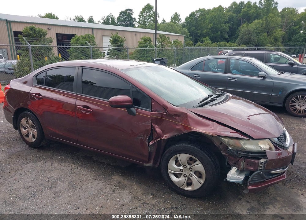 2015 HONDA CIVIC LX VIN: 19XFB2F51FE076278