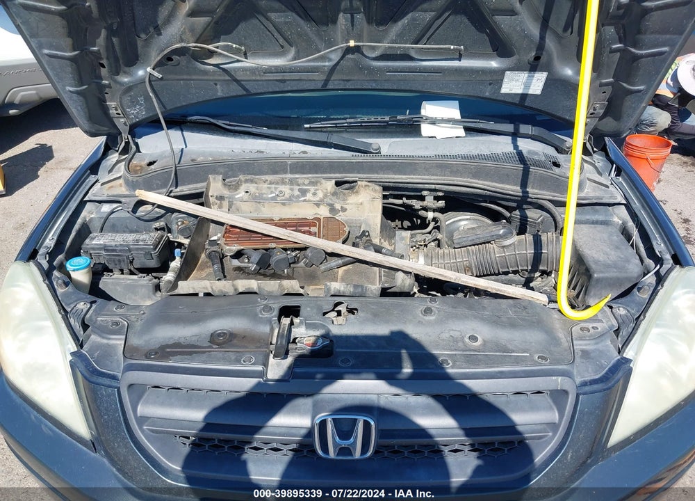2005 HONDA PILOT EX-L VIN: 2HKYF18585H557174