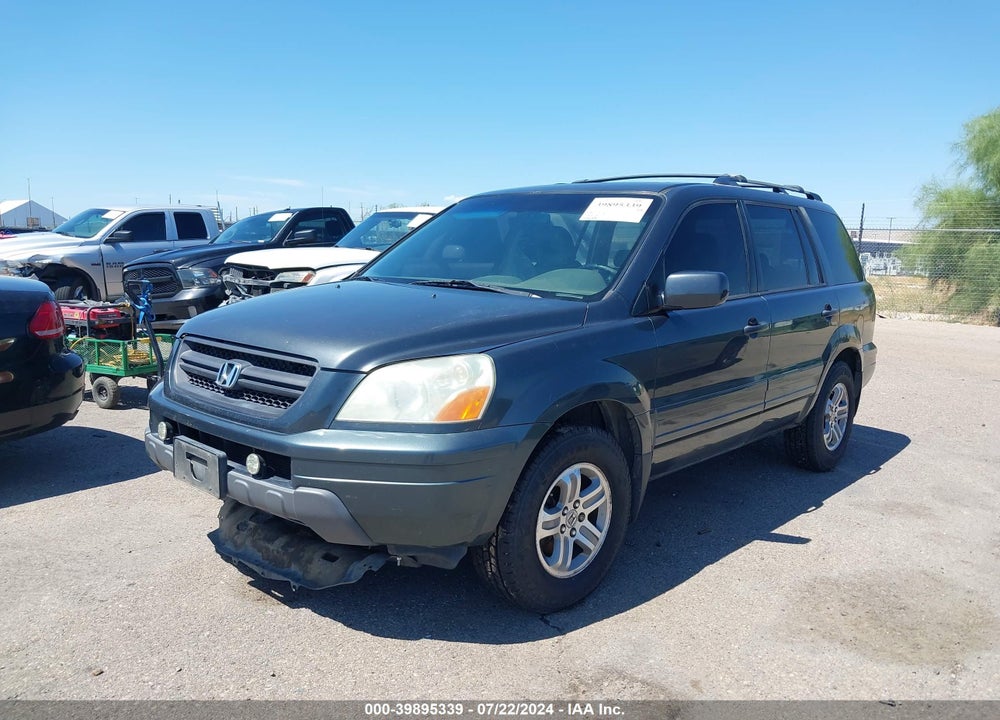 2005 HONDA PILOT EX-L VIN: 2HKYF18585H557174