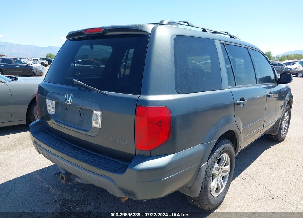 2005 HONDA PILOT EX-L VIN: 2HKYF18585H557174