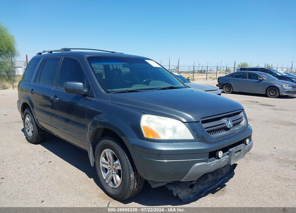 2005 HONDA PILOT EX-L VIN: 2HKYF18585H557174