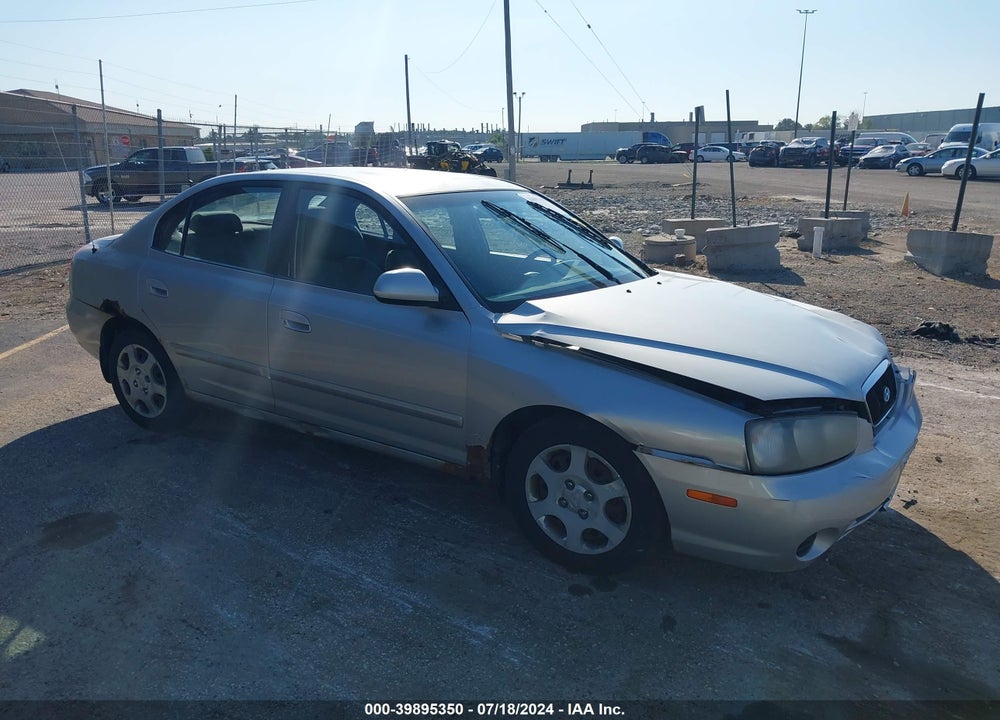 2002 HYUNDAI ELANTRA GLS VIN: KMHDN45D92U285536