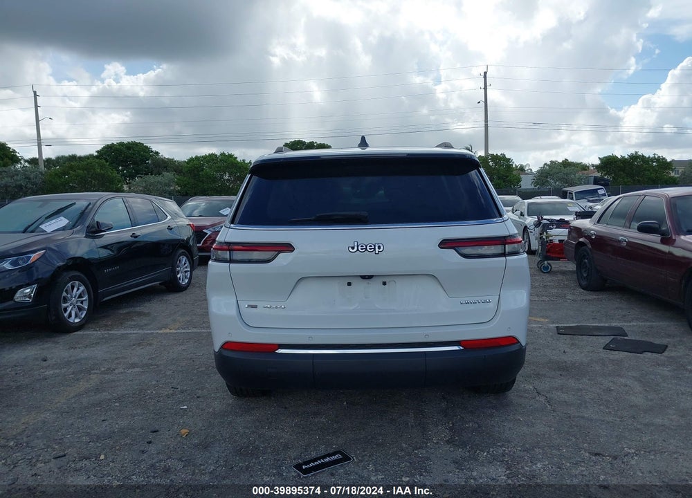 2021 JEEP GRAND CHEROKEE L LIMITED 4X4 VIN: 1C4RJKBG1M8105096