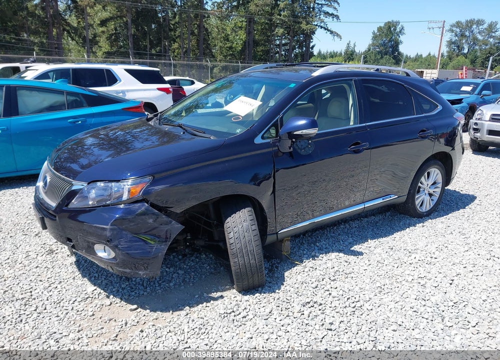 2010 LEXUS RX 450H VIN: JTJBC1BAXA2014888
