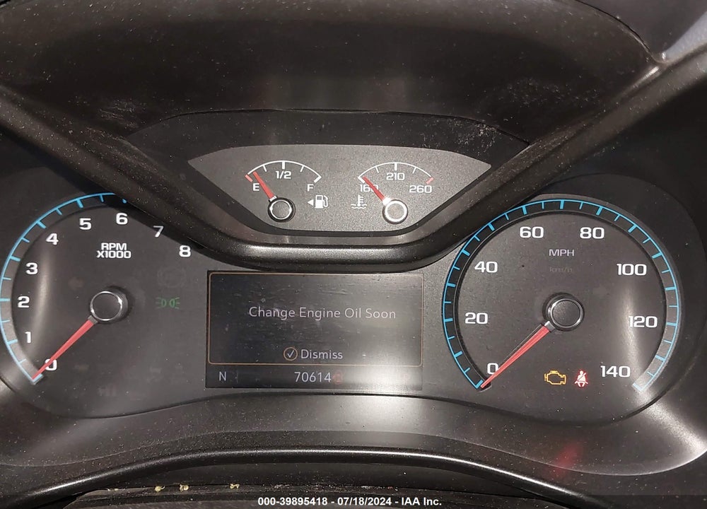 2021 CHEVROLET COLORADO 4WD SHORT BOX Z71 VIN: 1GCGTDEN9M1284701
