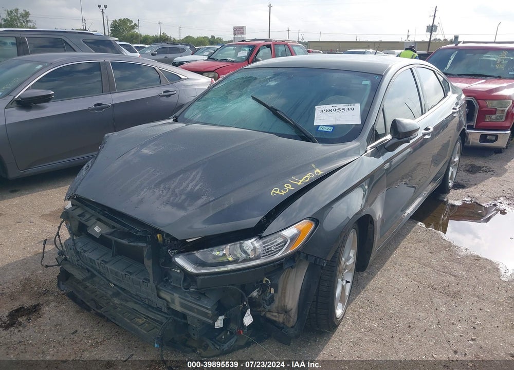 2016 FORD FUSION SE VIN: 3FA6P0H72GR382734