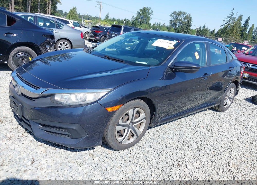 2016 HONDA CIVIC LX VIN: 19XFC2F52GE217843