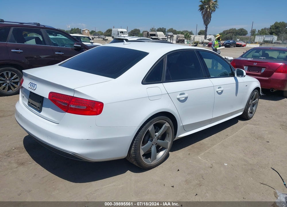 2015 AUDI A4 2.0T PREMIUM VIN: WAUEFAFL4FN019221
