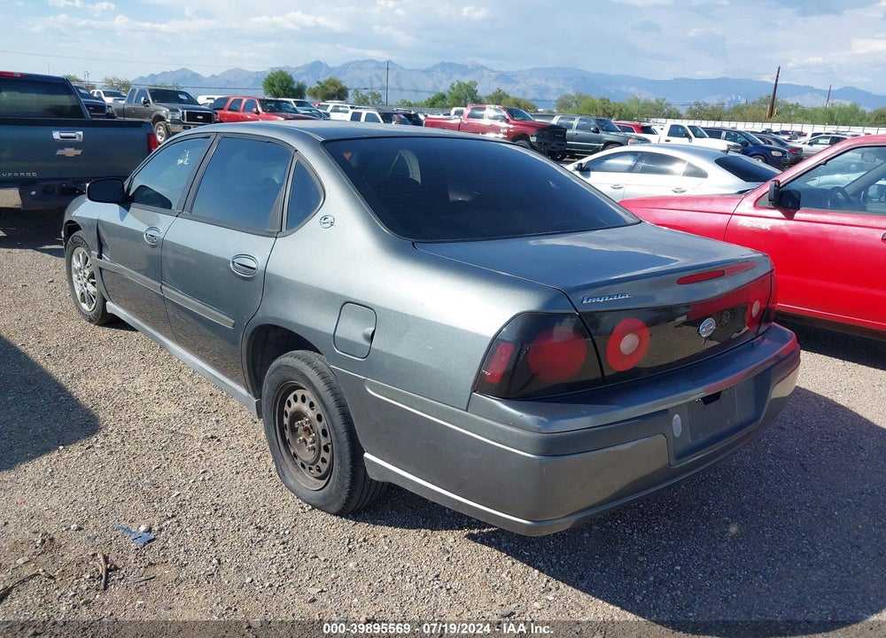 2005 CHEVROLET IMPALA VIN: 2G1WF52E859256178