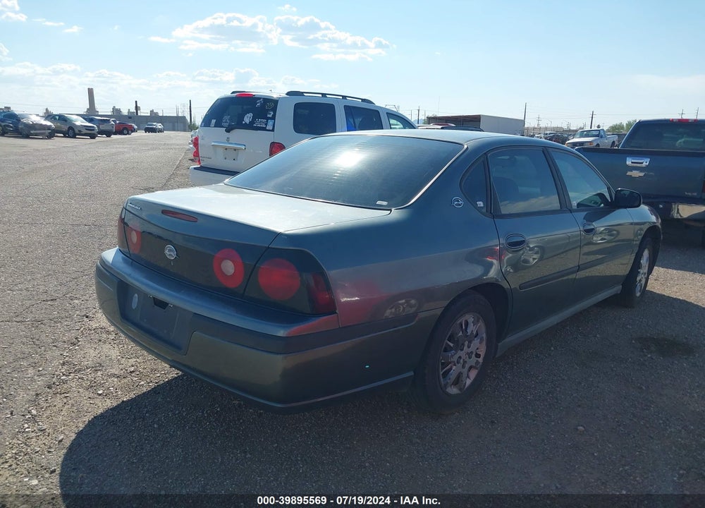 2005 CHEVROLET IMPALA VIN: 2G1WF52E859256178