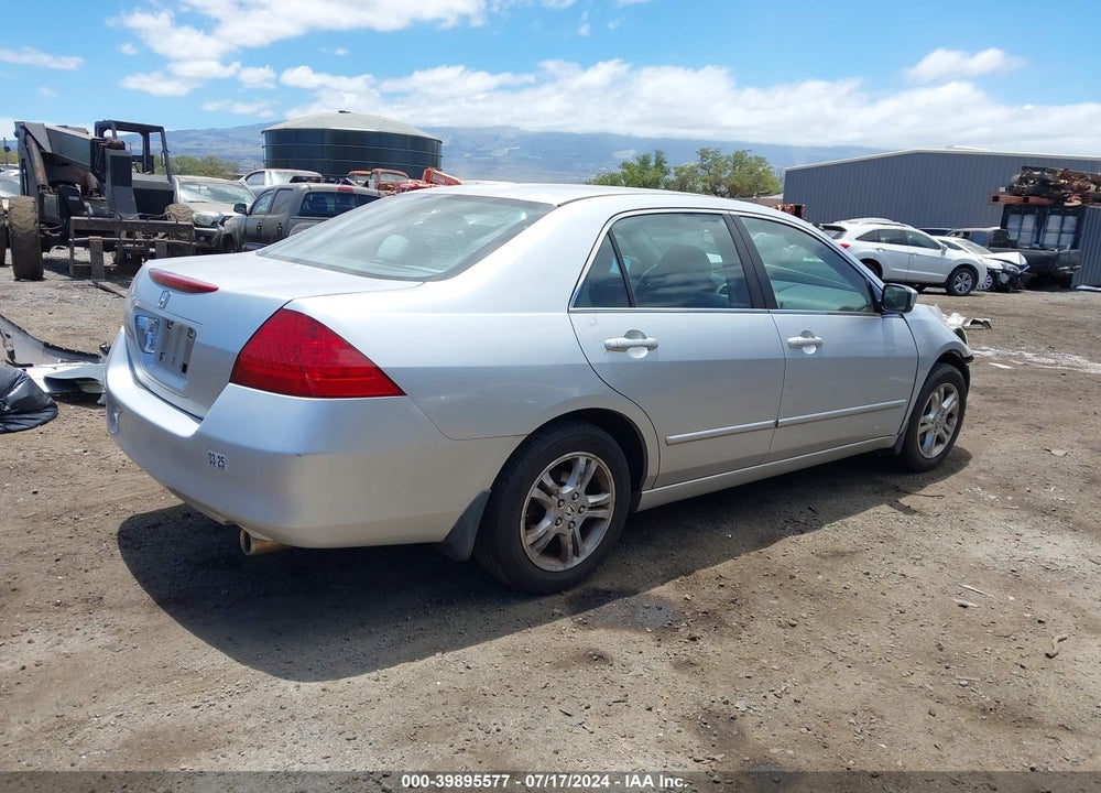 2006 HONDA ACCORD 2.4 SE VIN: 1HGCM56376A088372