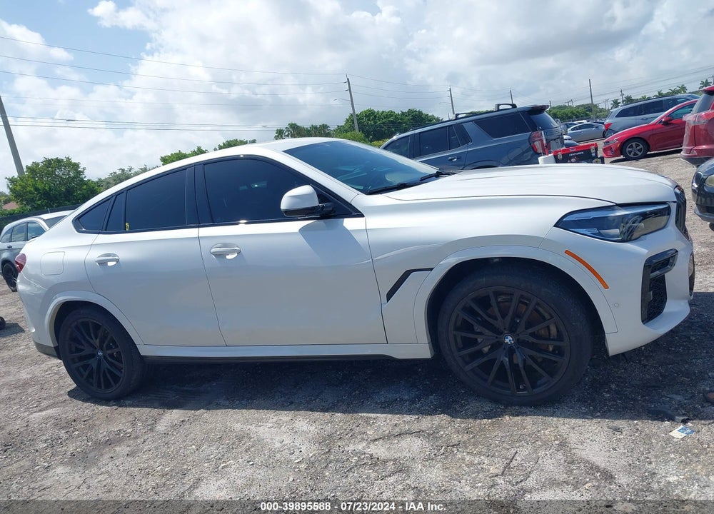 2022 BMW X6 XDRIVE40I VIN: 5UXCY6C0XN9J14237