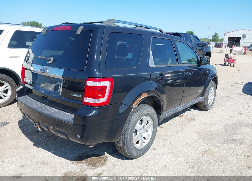 2008 FORD ESCAPE LIMITED VIN: 1FMCU94178KC06923