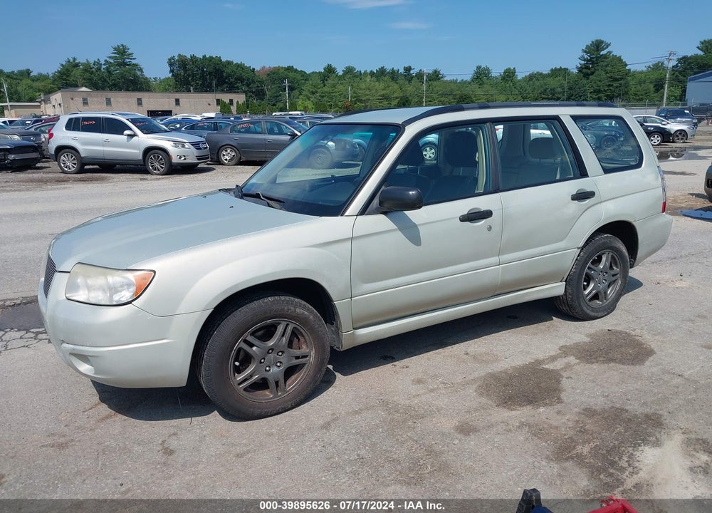 2006 SUBARU FORESTER 2.5X VIN: JF1SG63686H748809
