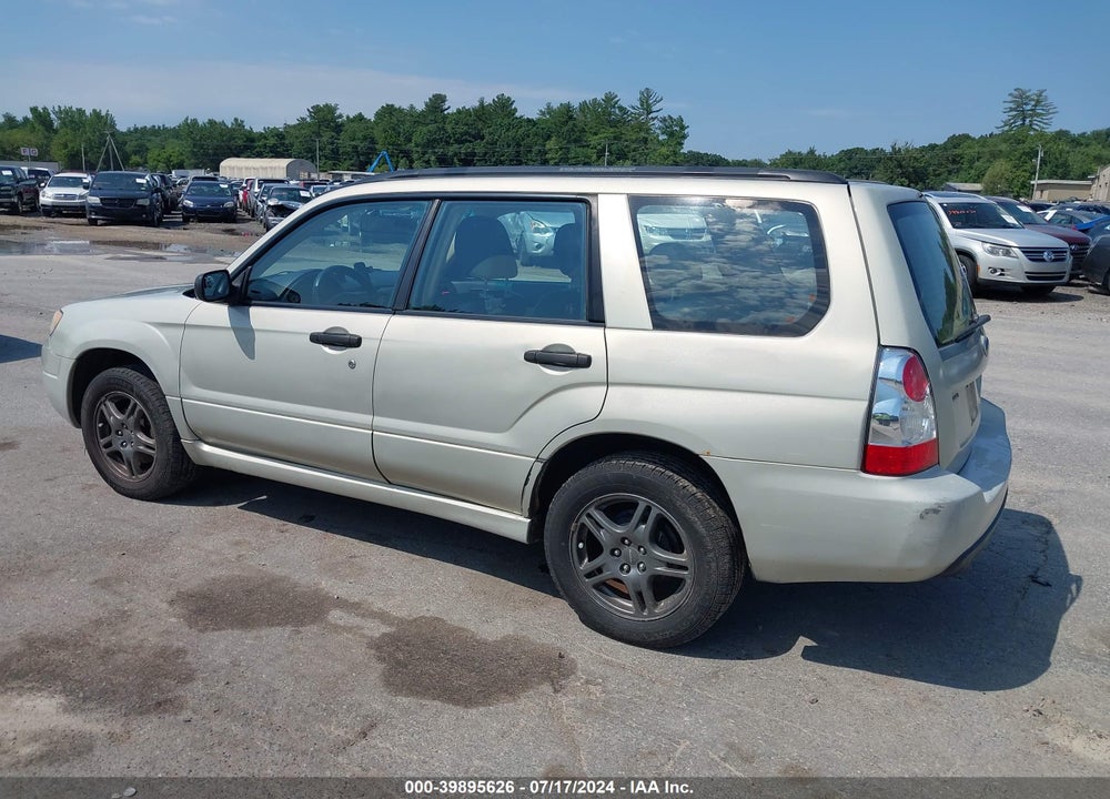 2006 SUBARU FORESTER 2.5X VIN: JF1SG63686H748809