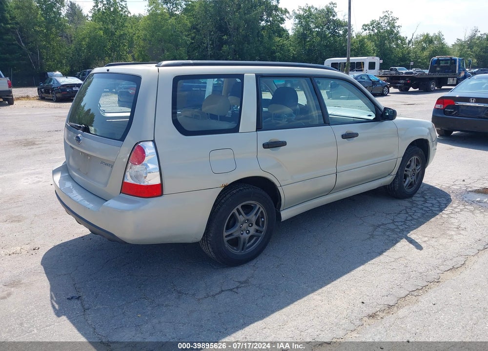 2006 SUBARU FORESTER 2.5X VIN: JF1SG63686H748809