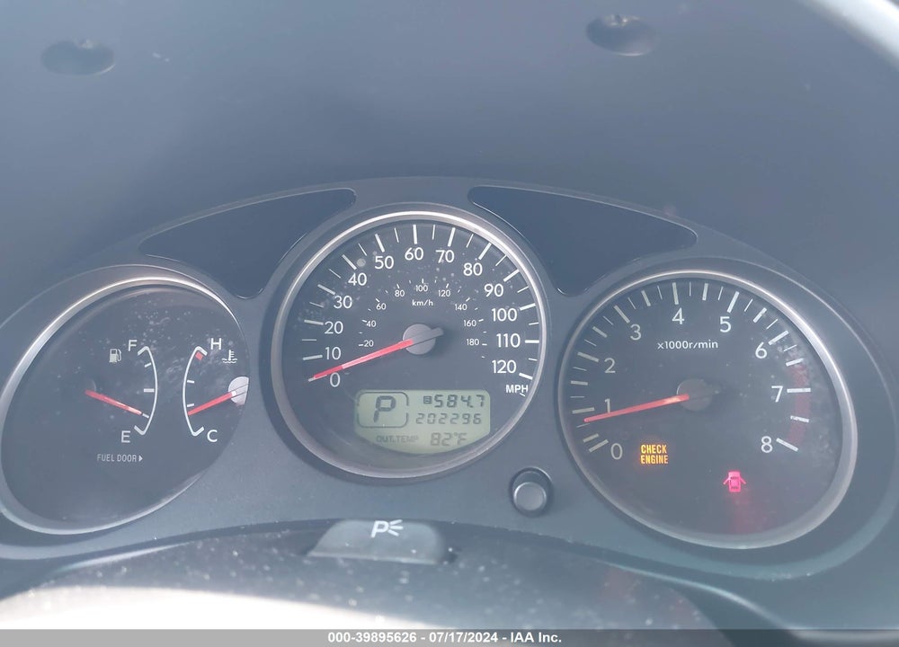 2006 SUBARU FORESTER 2.5X VIN: JF1SG63686H748809