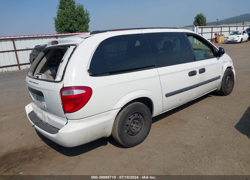2005 DODGE GRAND CARAVAN SE VIN: 1D4GP24R35B423541