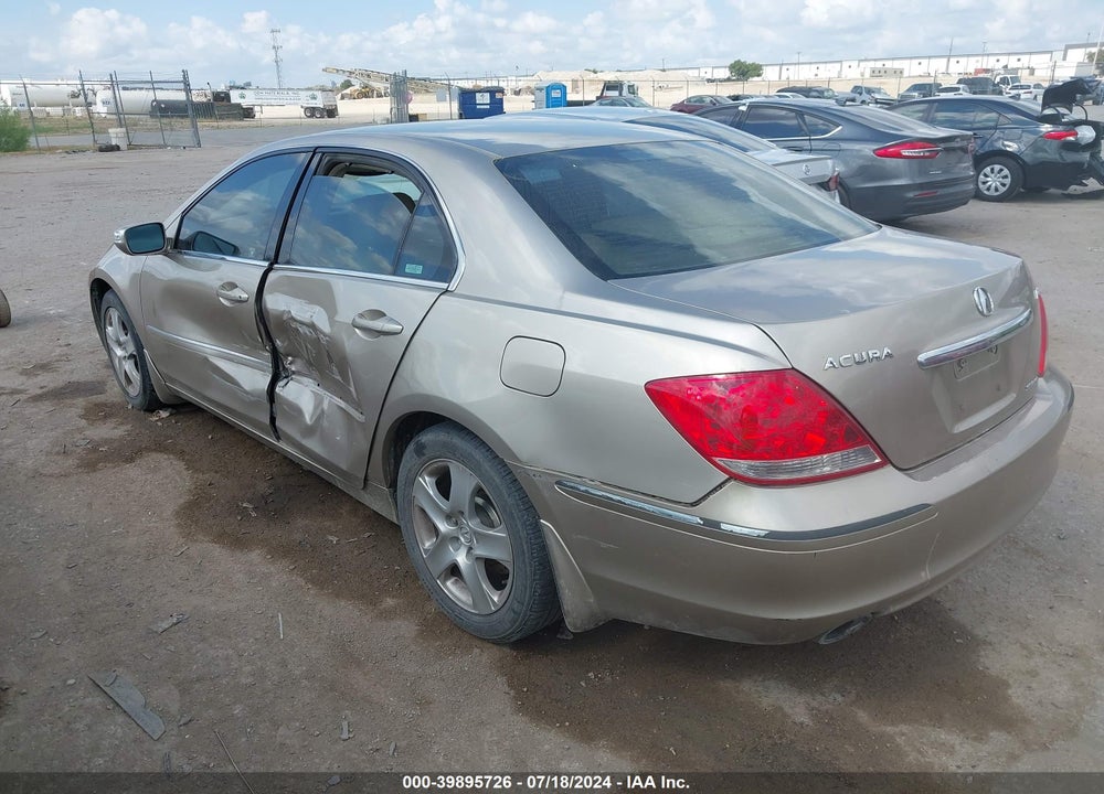 2008 ACURA RL 3.5 VIN: JH4KB16608C000500
