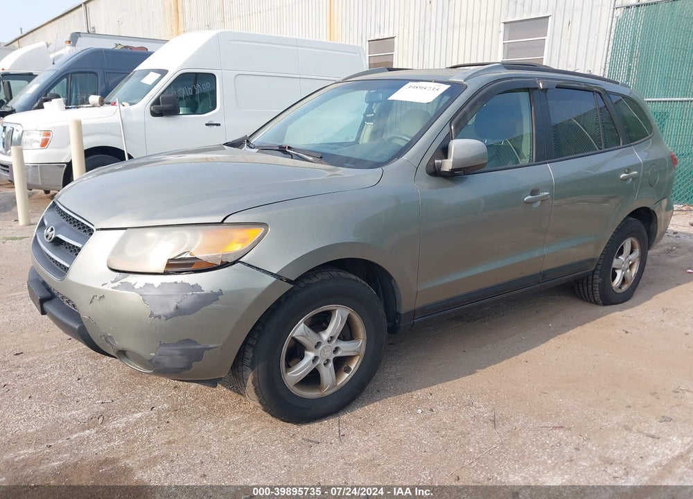 2007 HYUNDAI SANTA FE GLS VIN: 5NMSG13D67H126978