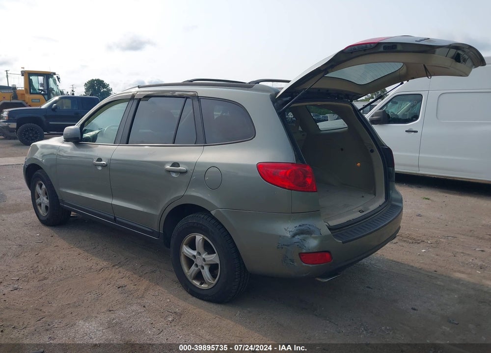 2007 HYUNDAI SANTA FE GLS VIN: 5NMSG13D67H126978