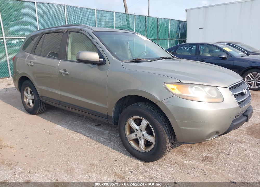 2007 HYUNDAI SANTA FE GLS VIN: 5NMSG13D67H126978