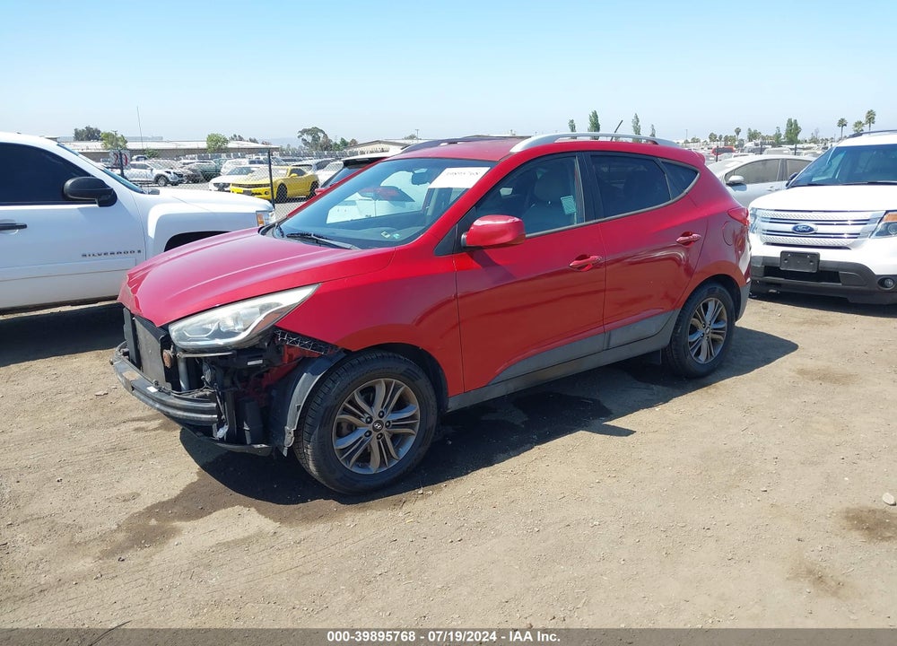 2014 HYUNDAI TUCSON SE VIN: KM8JU3AG8EU899126