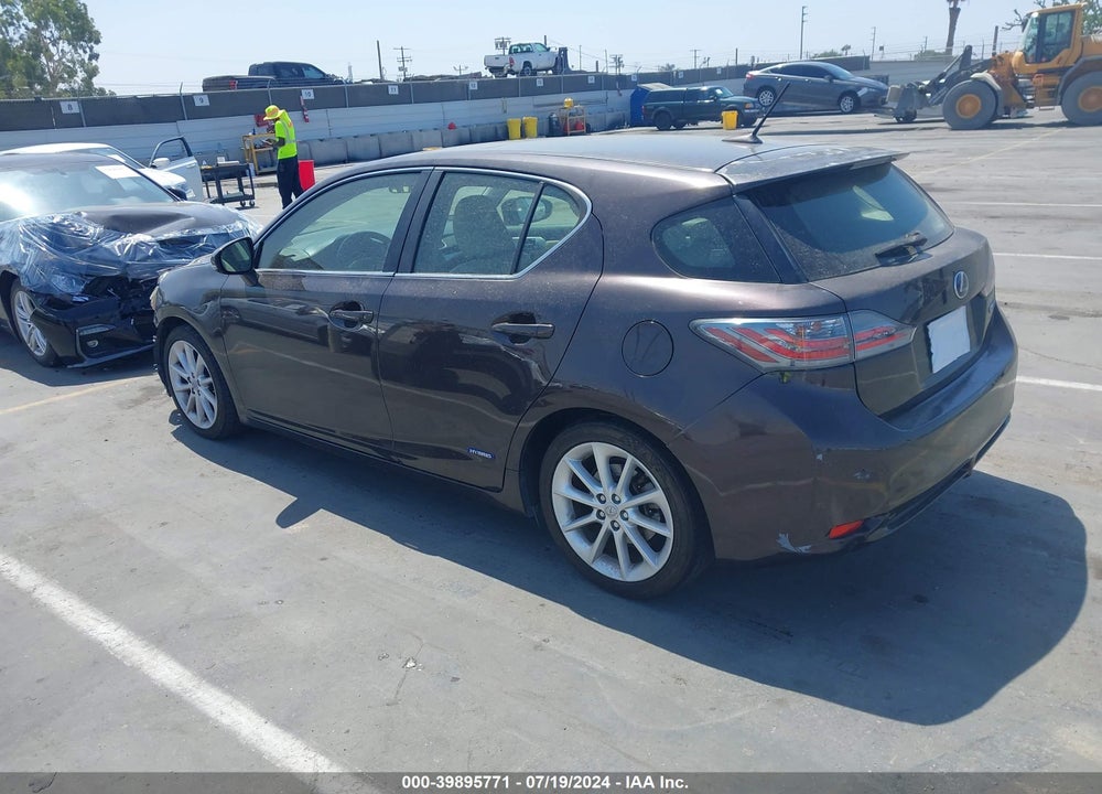2013 LEXUS CT 200H VIN: JTHKD5BH4D2142678