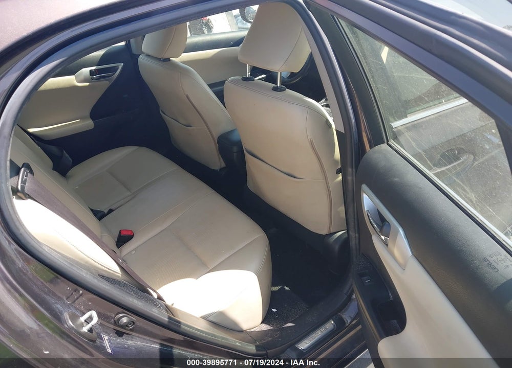 2013 LEXUS CT 200H VIN: JTHKD5BH4D2142678