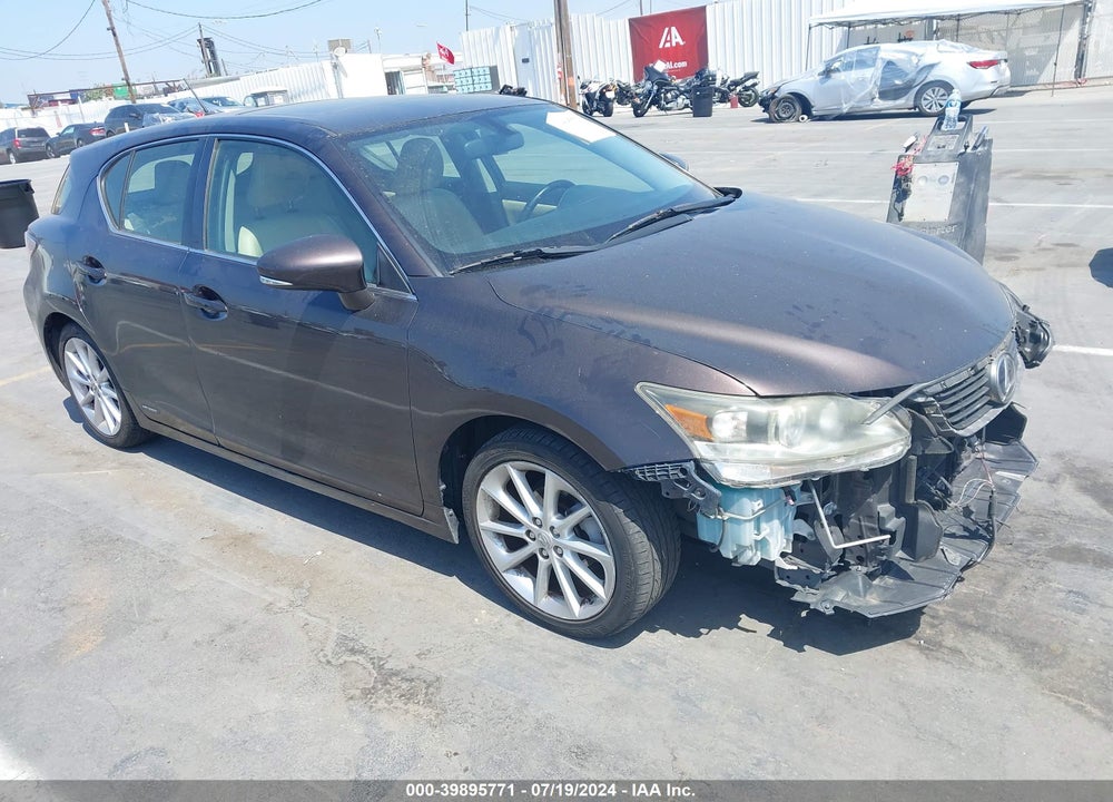 2013 LEXUS CT 200H VIN: JTHKD5BH4D2142678