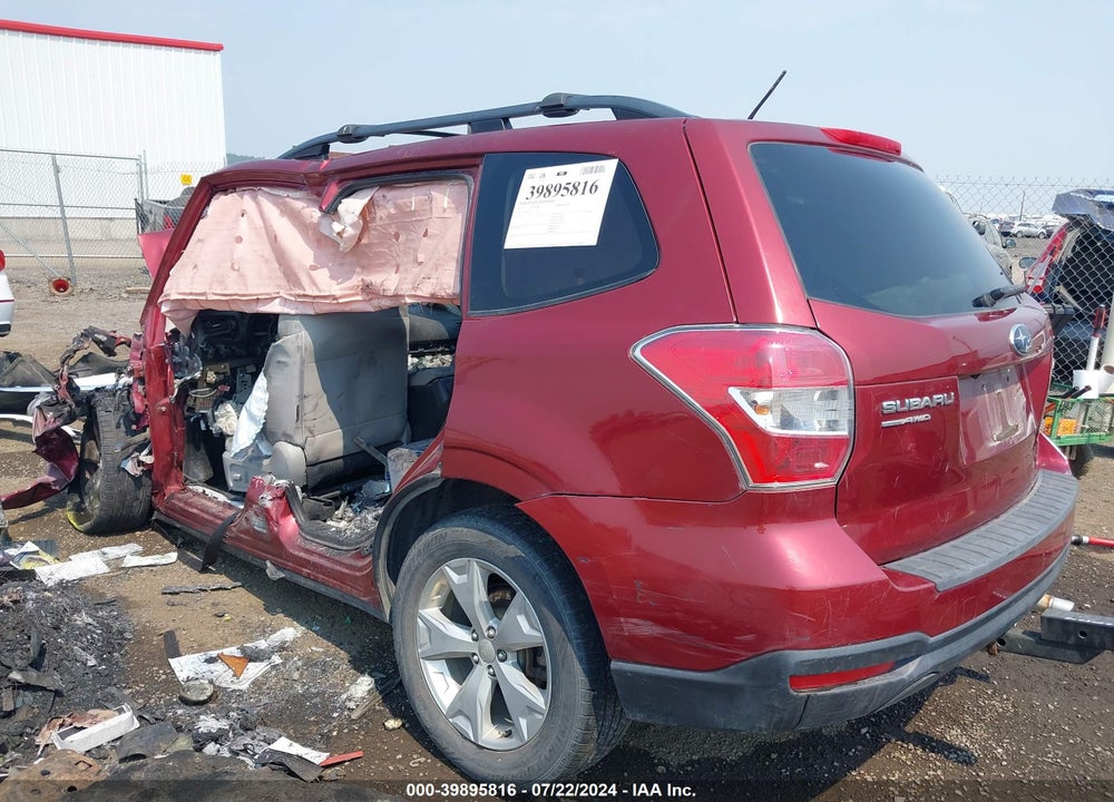 2014 SUBARU FORESTER 2.5I PREMIUM VIN: JF2SJAEC5EH513494