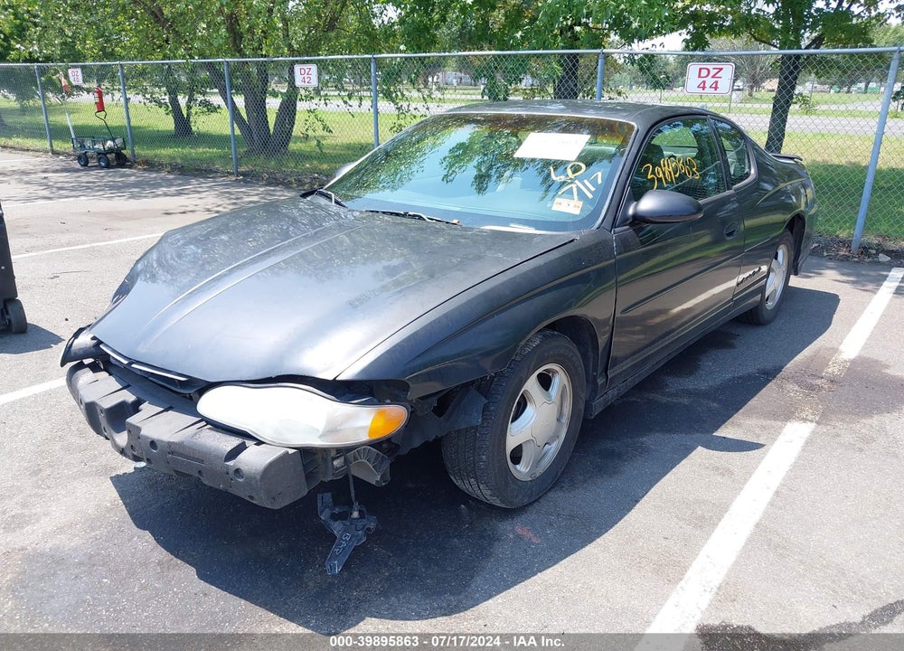 2001 CHEVROLET MONTE CARLO SS VIN: 2G1WX15K319179706