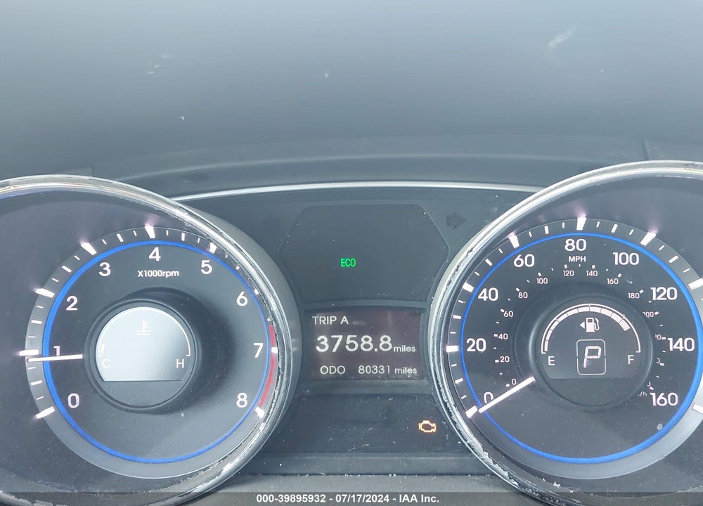 2013 HYUNDAI SONATA GLS VIN: 5NPEB4AC0DH793907